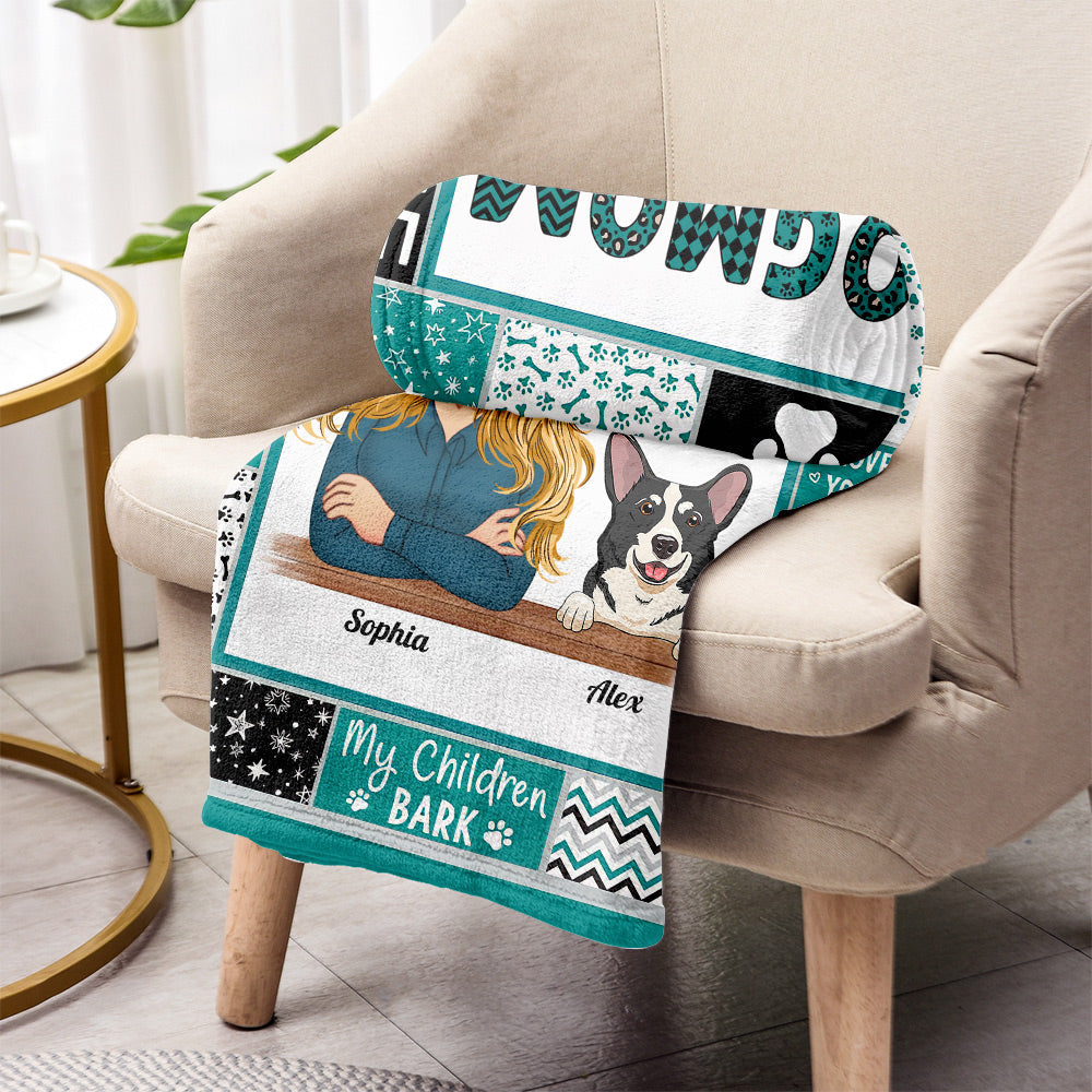 Fur Mom - Personalized Mother's Day Dog Blanket