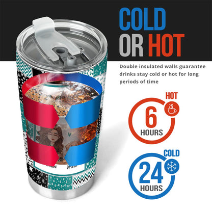 Fur Mom - Dog gift for cat lover - Personalized Tumbler