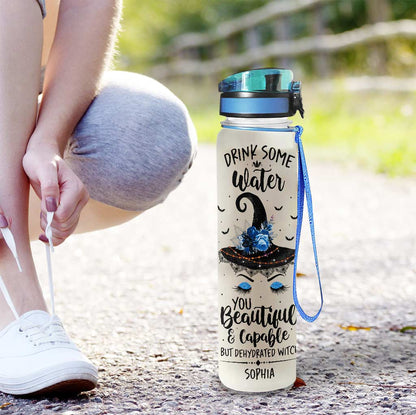 Drink Some Water - Personalized Witch Water Tracker Bottle