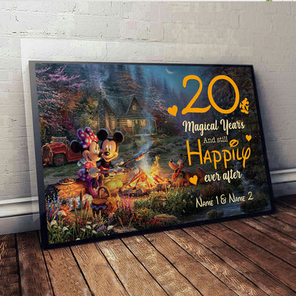 Still Happily Ever After - Personalized Couple Mouse Poster