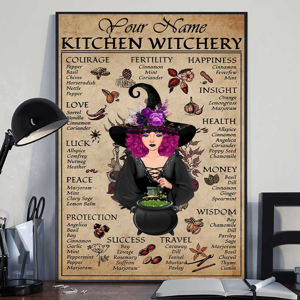 I Believe In God And Goddess - Witch Personalized Poster