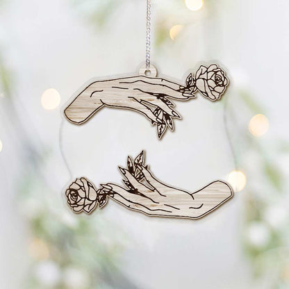 Blessed Be - Witch Transparent Ornament