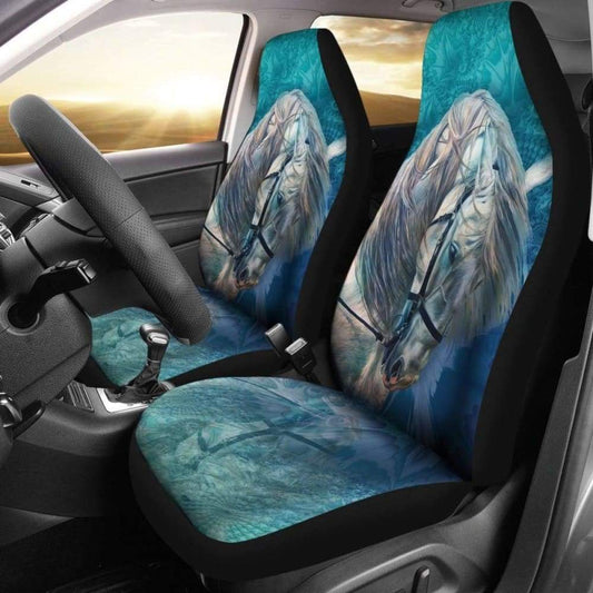 Horse Painting Horse Seat covers 0523