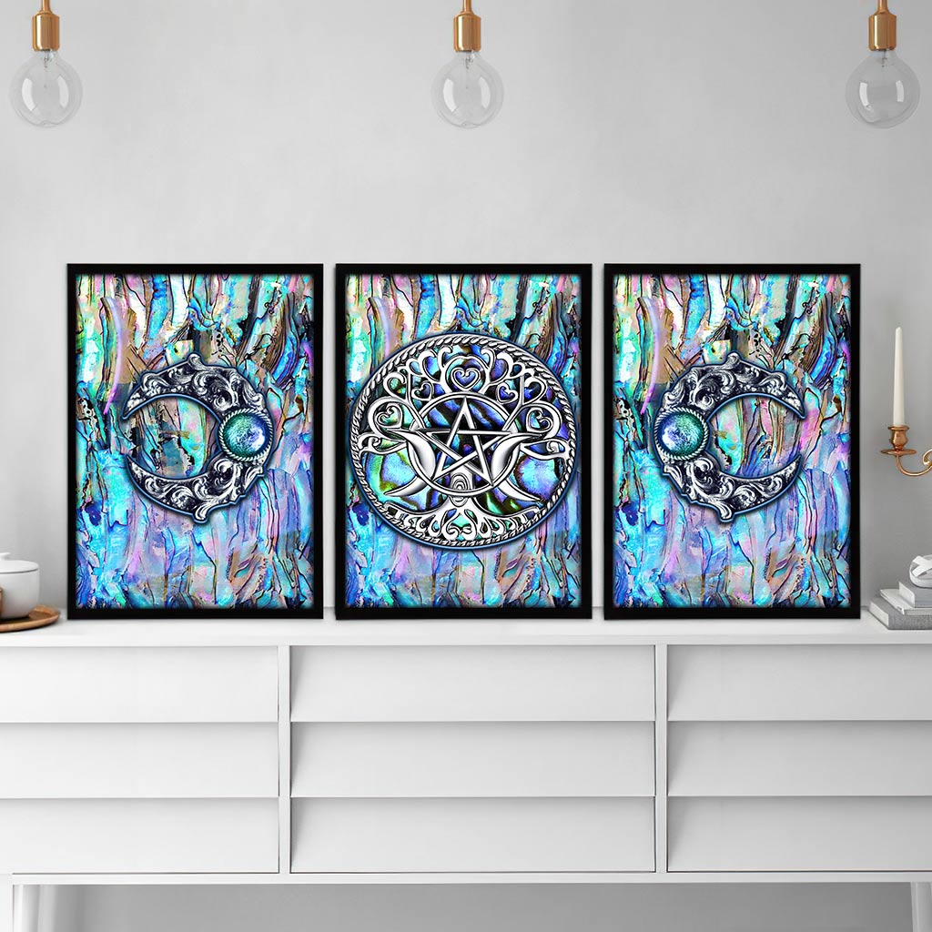 Triple Moon - Witch Poster & Canvas Set