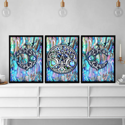 Triple Moon - Witch Poster & Canvas Set