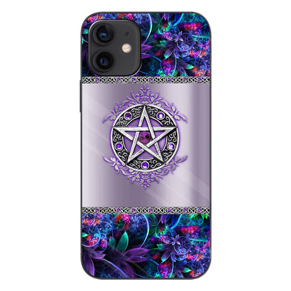 Purple Pentacle Witch - Personalized Phone Case