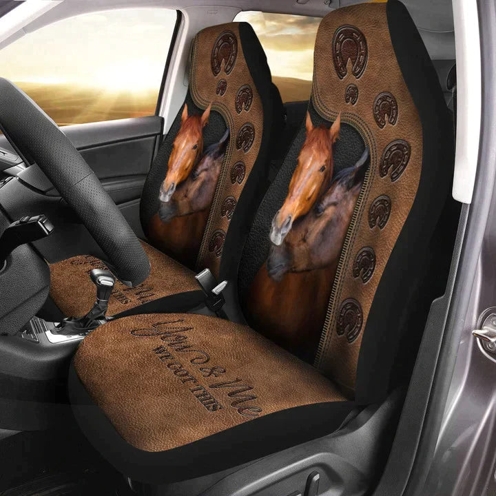You And Me We Got This Horse Seat covers 0523