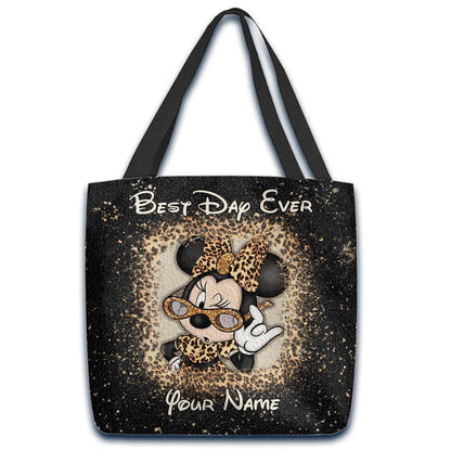 Best Day Ever Lovely Mouse Ears - Personalized Mouse Tote Bag