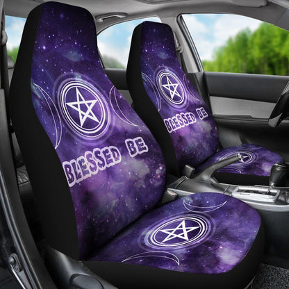 Blessed Be - Witch Seat Covers 0822