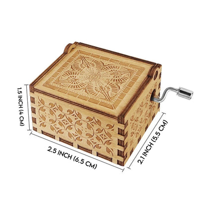 It's Frickin' Bat I Love Halloween - Personalized Witch Hand Crank Music Box