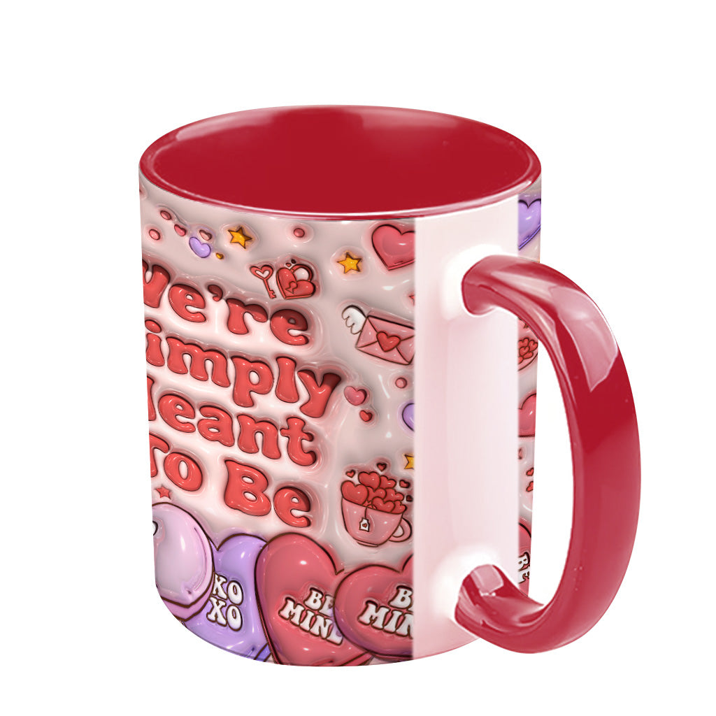 We’re Simply Meant To Be - Personalized Nightmare Accent Mug