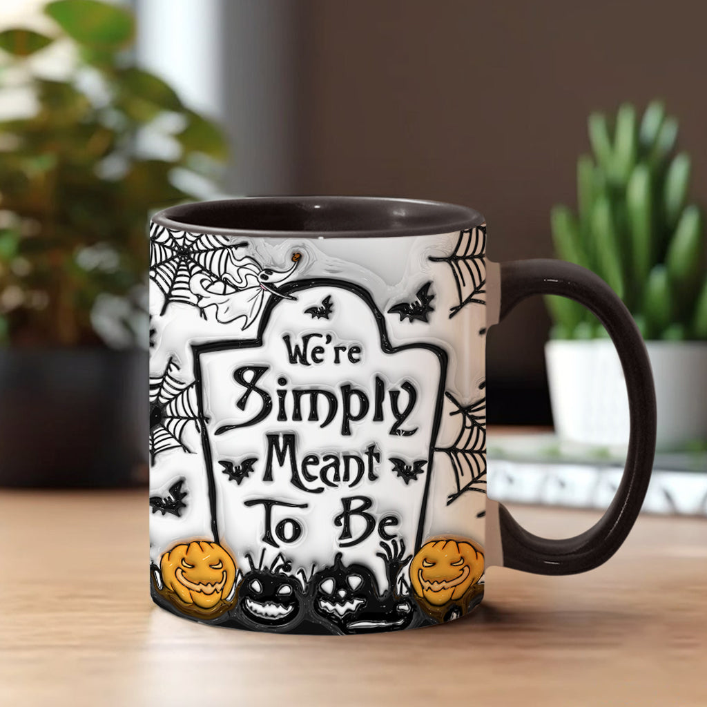 Simply Meant To Be - Personalized Nightmare Accent Mug