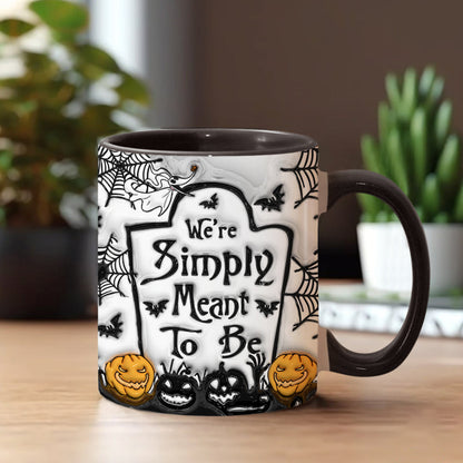 Simply Meant To Be - Personalized Nightmare Accent Mug