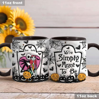 Simply Meant To Be - Personalized Nightmare Accent Mug