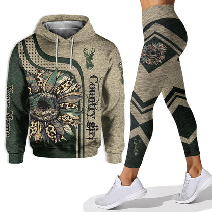Country Girl - Personalized Hunting Hoodie and Leggings