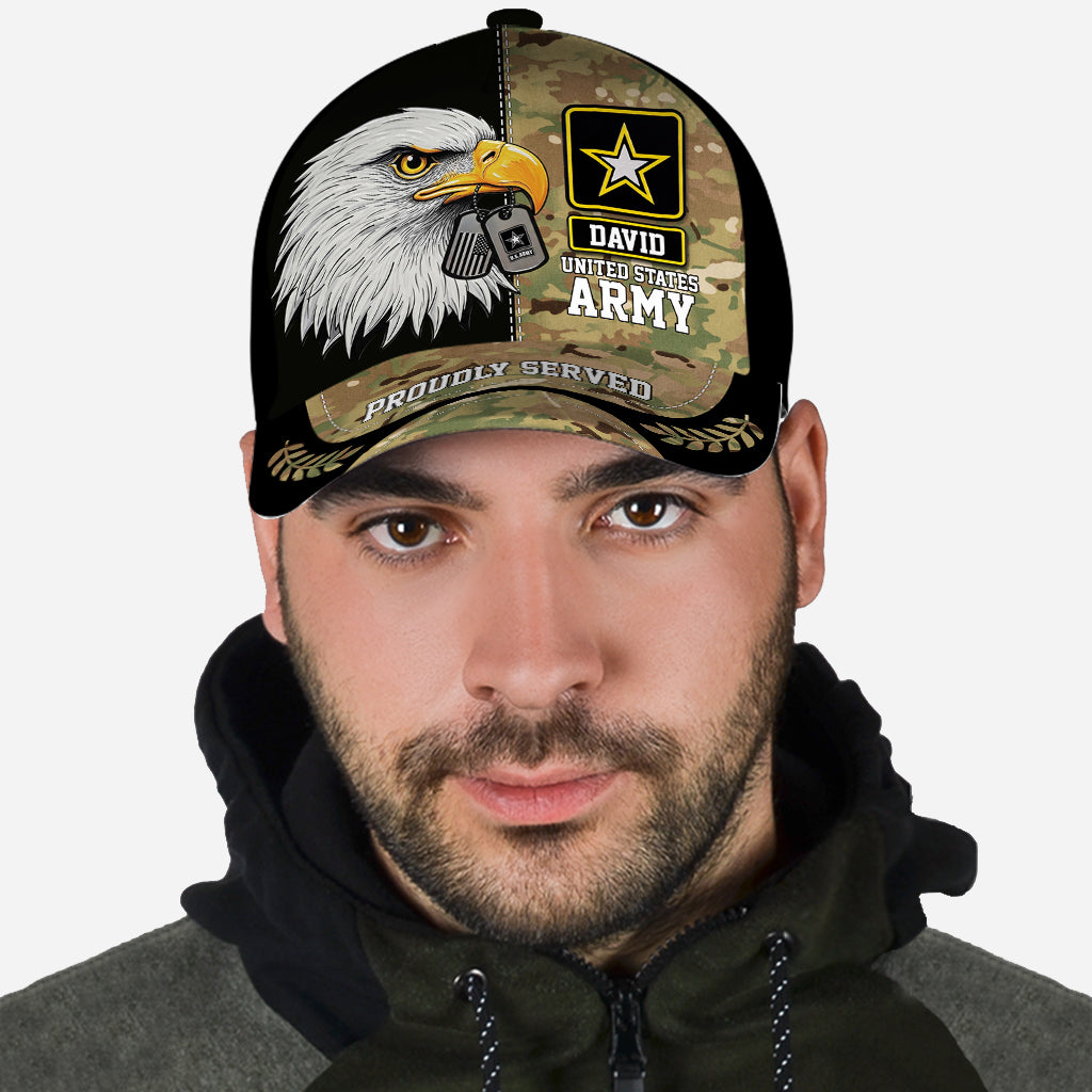 Proudly Served - Personalized Veteran Classic Cap