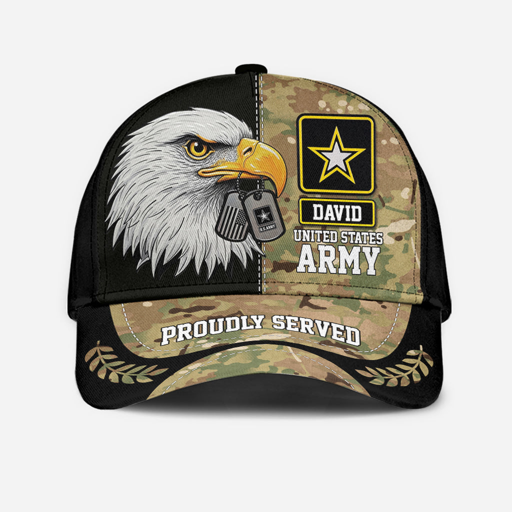 Proudly Served - Personalized Veteran Classic Cap