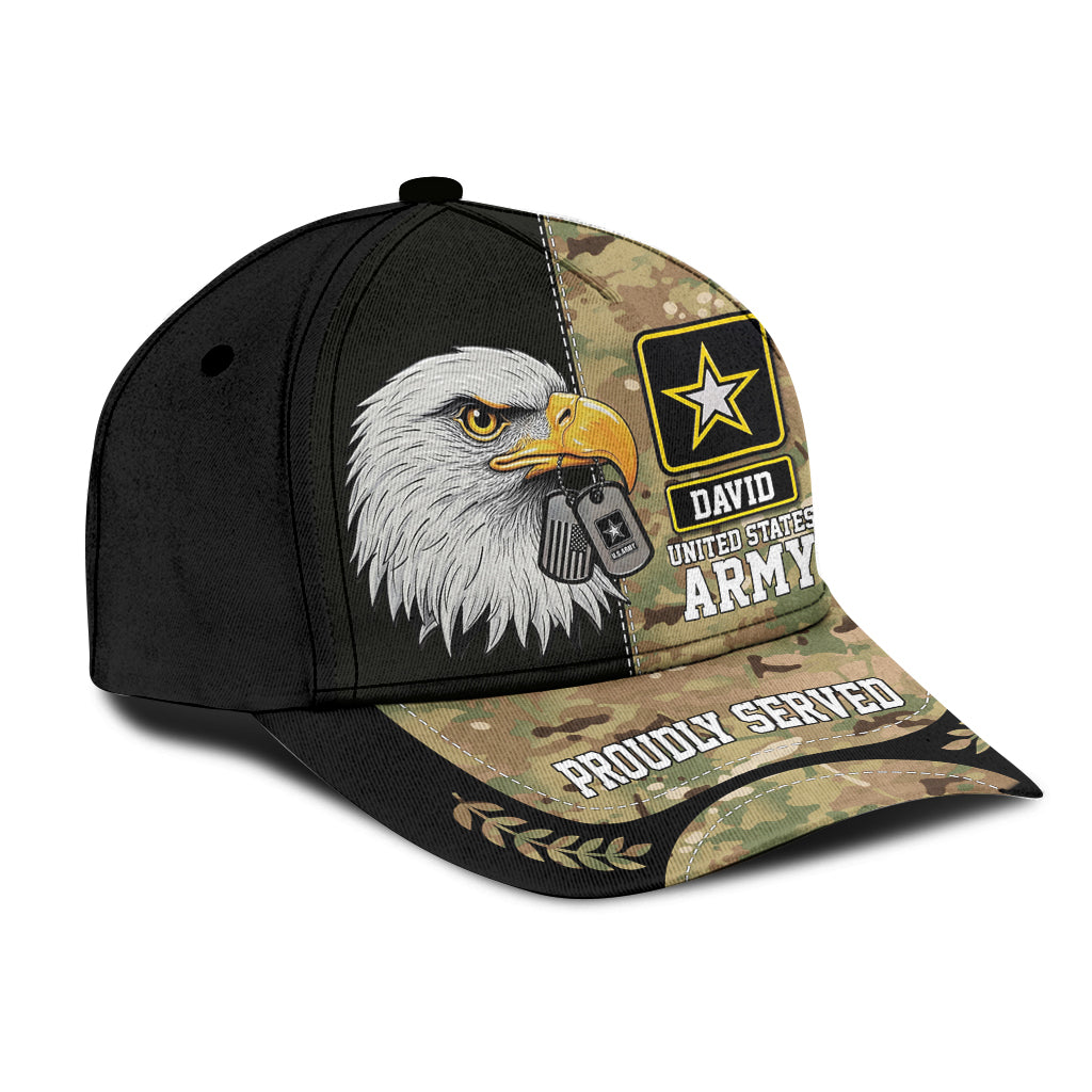 Proudly Served - Personalized Veteran Classic Cap