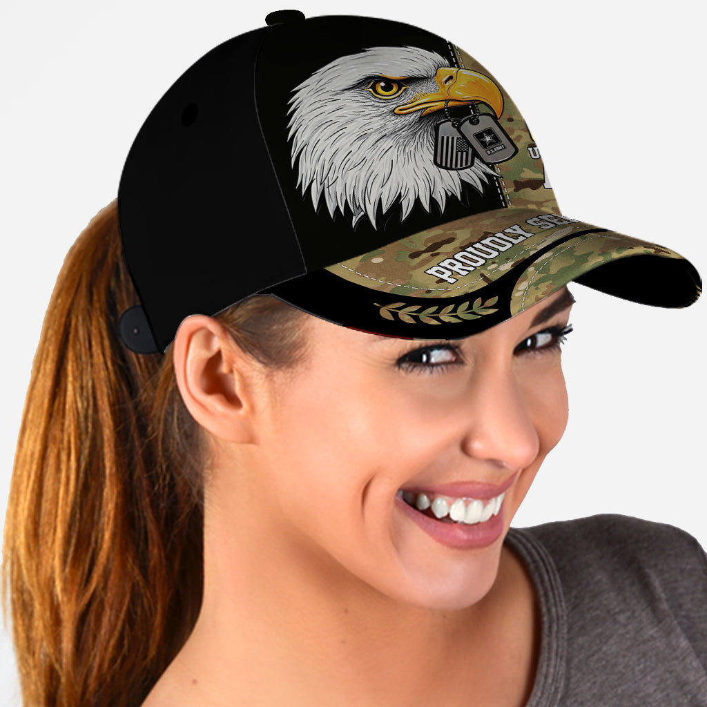 Proudly Served - Personalized Veteran Classic Cap