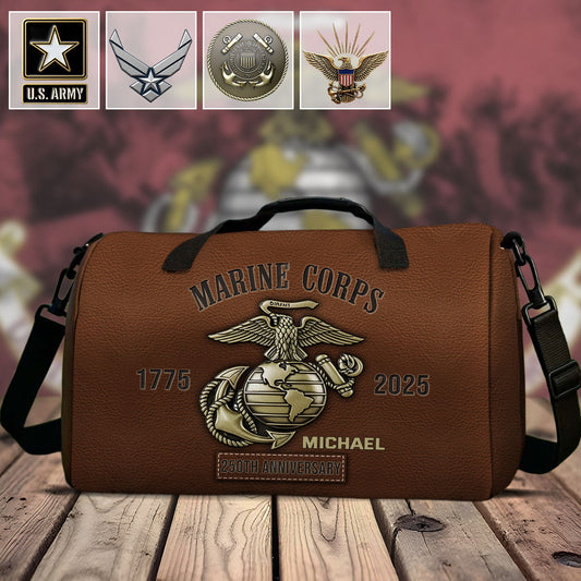 Proud Veteran - Personalized Veteran Duffle Bag
