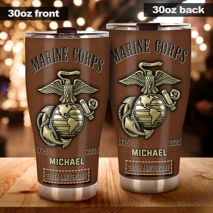 Proud Veteran - Personalized Veteran Tumbler