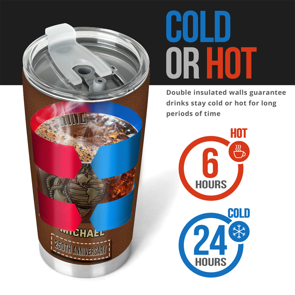 Proud Veteran - Personalized Veteran Tumbler