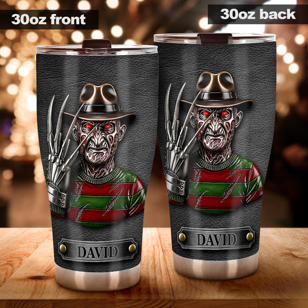 Scary Halloween - Personalized Horror Character Tumbler