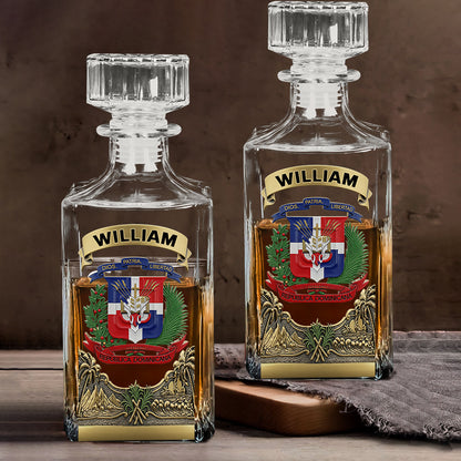 Proud Dominican - Personalized Expats Whiskey Glass
