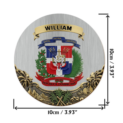 Proud Dominican - Personalized Expats Whiskey Glass