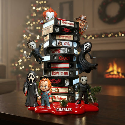 Christmas Nightmare - Personalized Horror Character Custom Shaped Acrylic Plaque