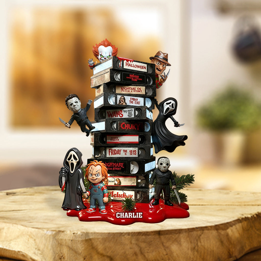 Christmas Nightmare - Personalized Horror Character Custom Shaped Acrylic Plaque