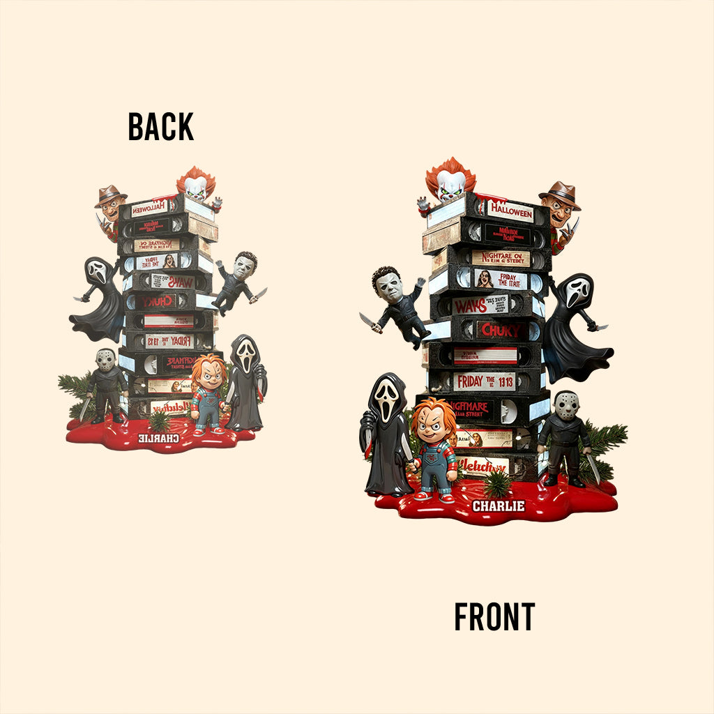 Christmas Nightmare - Personalized Horror Character Custom Shaped Acrylic Plaque