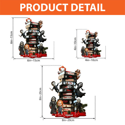 Christmas Nightmare - Personalized Horror Character Custom Shaped Acrylic Plaque