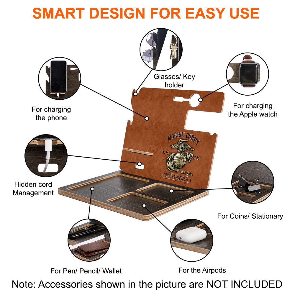 250th Anniversary - Personalized Veteran Docking Station
