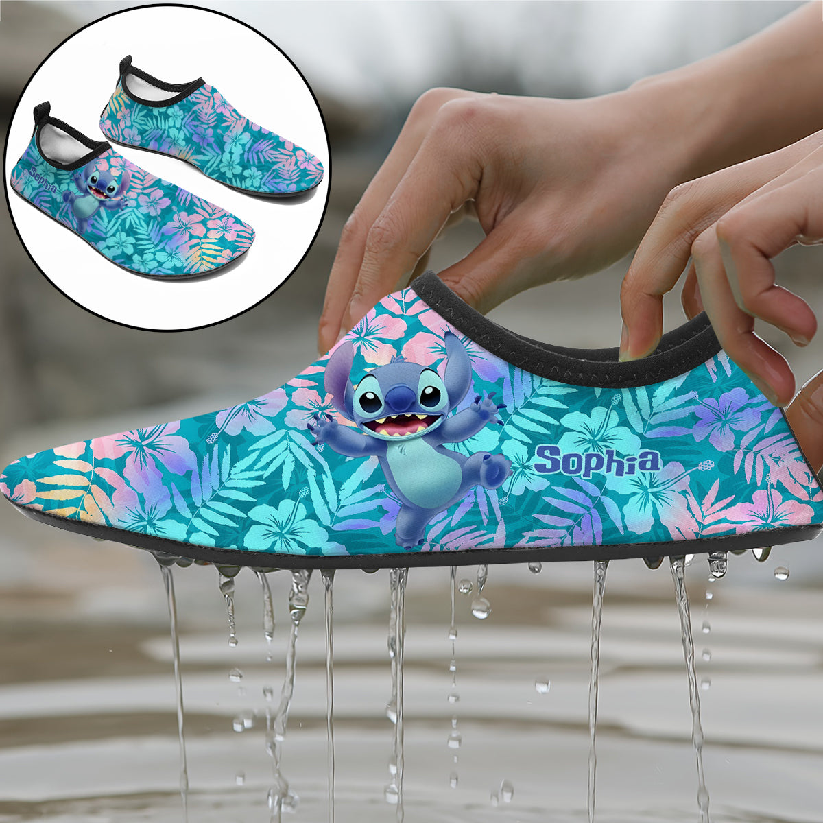 Blue Ohana - Personalized Ohana Water Shoes