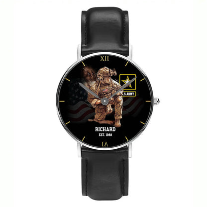 I'm A Soldier - Personalized Veteran Hand Watch