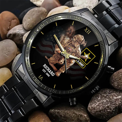 I'm A Soldier - Personalized Veteran Hand Watch