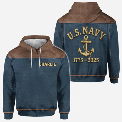 250th Anniversary - Personalized Veteran All Over Shirt