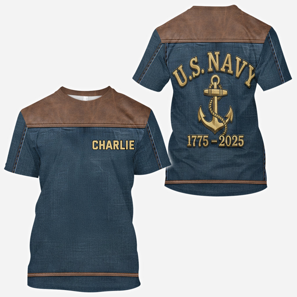 250th Anniversary - Personalized Veteran All Over Shirt