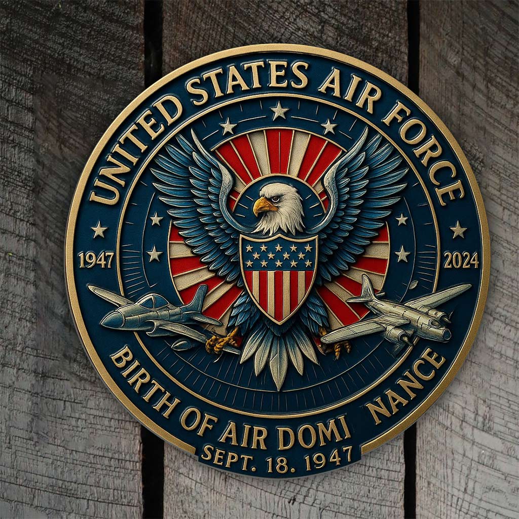 Strong Eagle - Veteran Cut Metal Sign