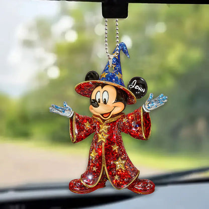 Cute Mouse Ears - Personalized Mouse Transparent Car Ornament