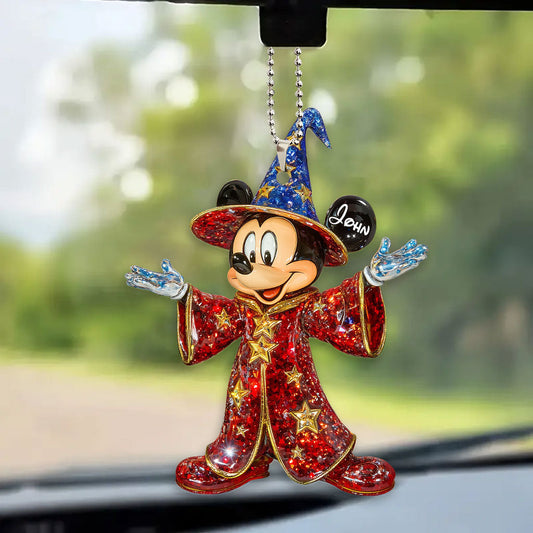 Cute Mouse Ears - Personalized Mouse Transparent Car Ornament