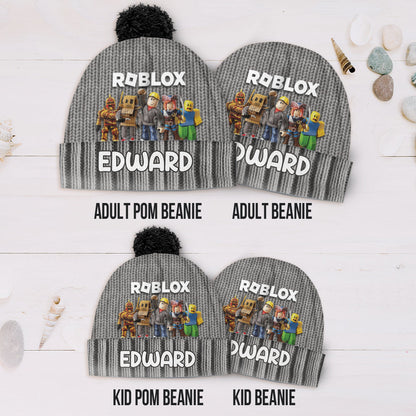Role Play Game - Personalized 3D Gaming Beanie Hat