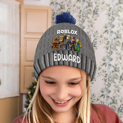 Role Play Game - Personalized 3D Gaming Beanie Hat