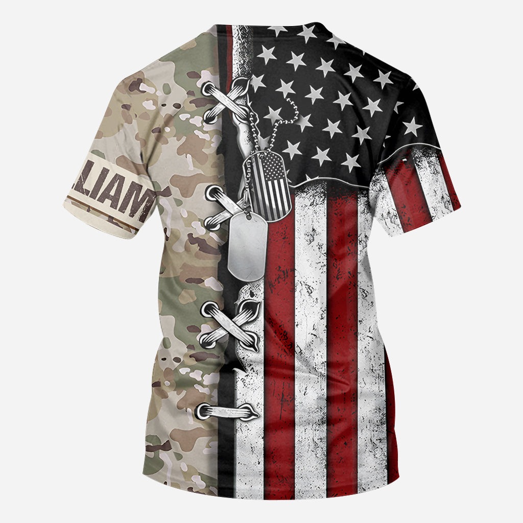 I'm A Soldier - Personalized Veteran All Over Shirt