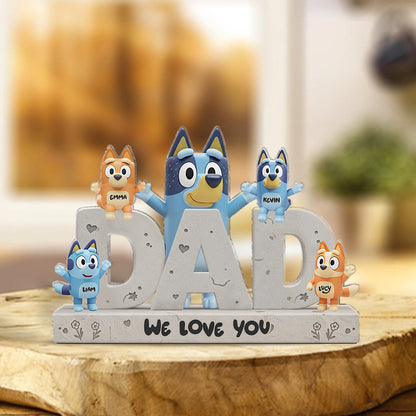 Best Dad Ever - Personalized Father Custom Shaped Acrylic Plaque