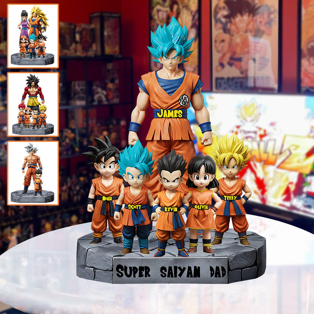 Best Dad Ever - Personalized Seven Balls Custom Shaped Acrylic Plaque