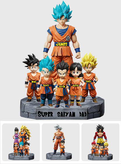 Best Dad Ever - Personalized Seven Balls Custom Shaped Acrylic Plaque