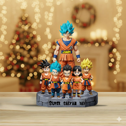 Best Dad Ever Christmas Gift - Personalized Seven Balls Custom Acrylic Plaque