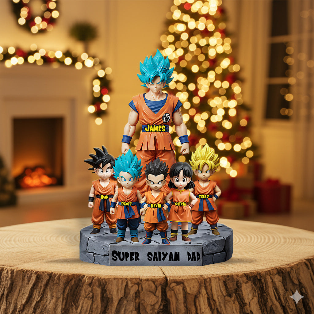 Best Dad Ever Christmas Gift - Personalized Seven Balls Custom Acrylic Plaque